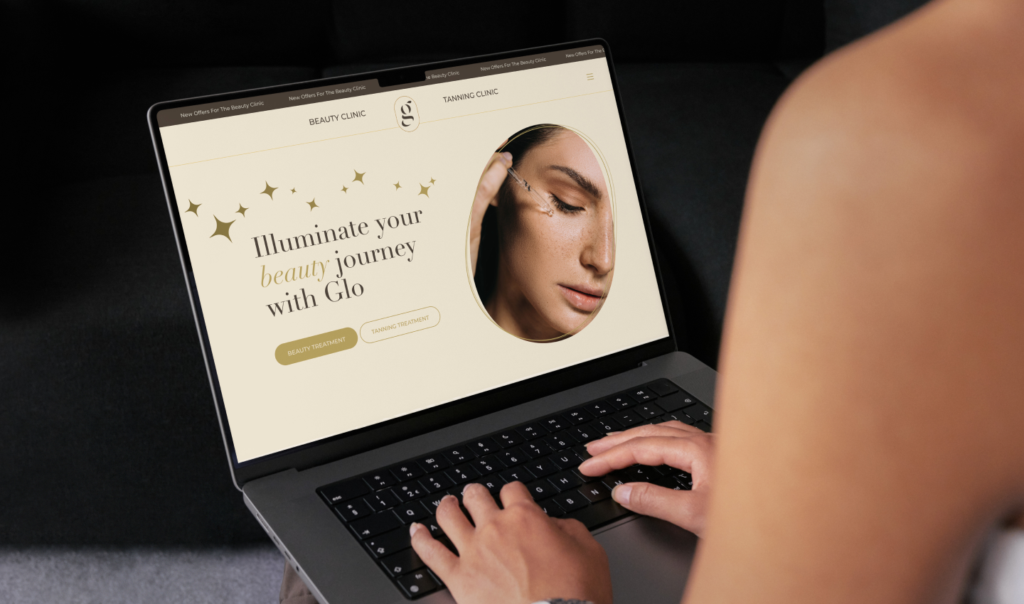 Glo The Beauty Clinic website case study