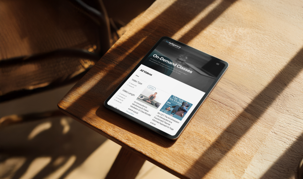 Yintelligence website header design by Revo