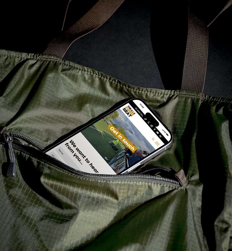 The Padded Seat mobile website mockup by Revo